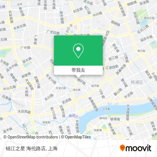 锦江之星 海伦路店地图
