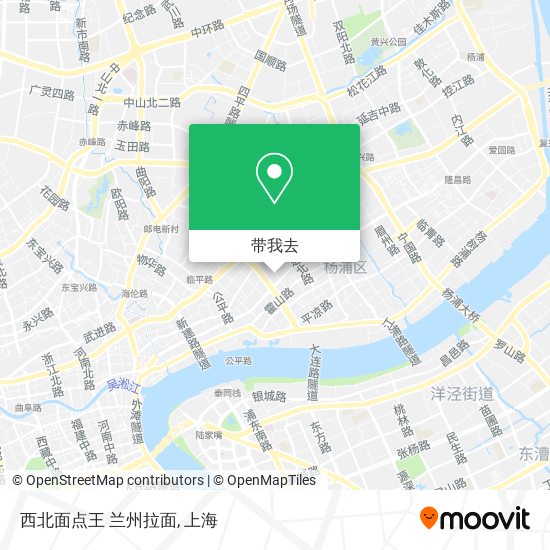 西北面点王 兰州拉面地图