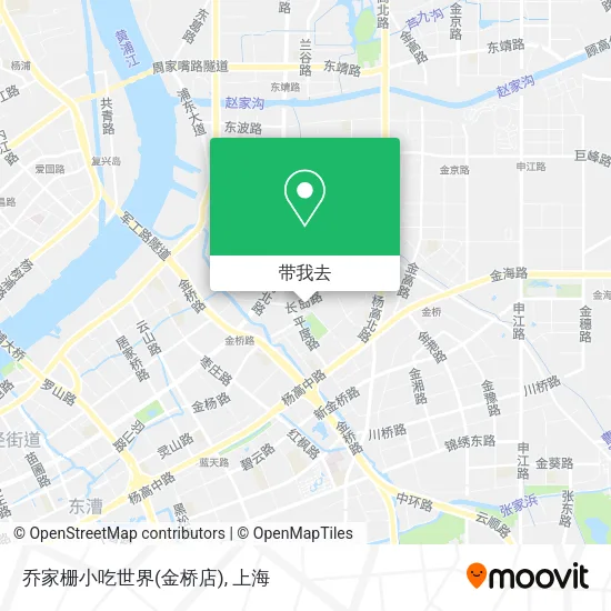 乔家栅小吃世界(金桥店)地图