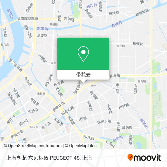 上海亨龙 东风标致 PEUGEOT 4S地图
