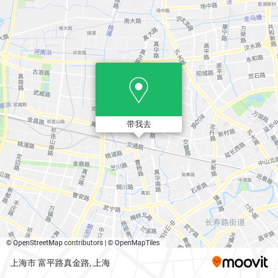 上海市 富平路真金路地图