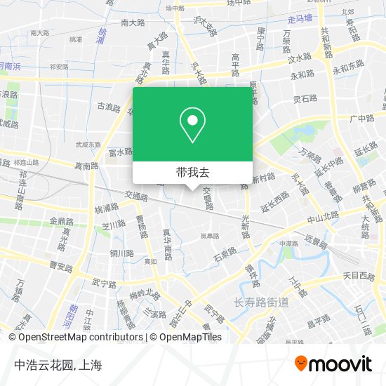 中浩云花园地图