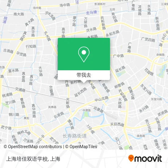 上海培佳双语学校地图