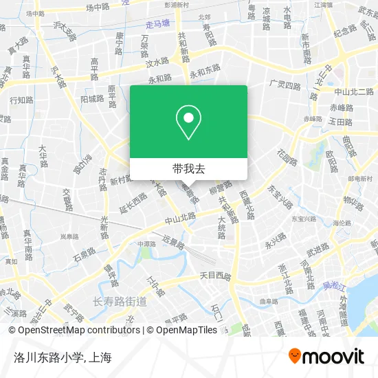 洛川东路小学地图