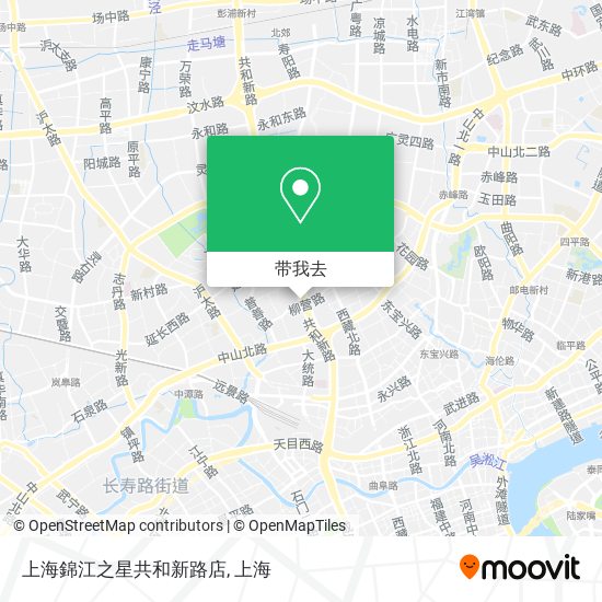 上海錦江之星共和新路店地图