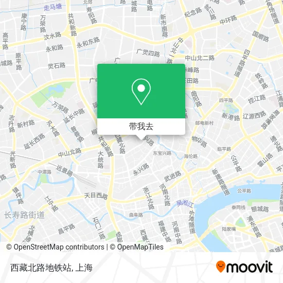 西藏北路地铁站地图