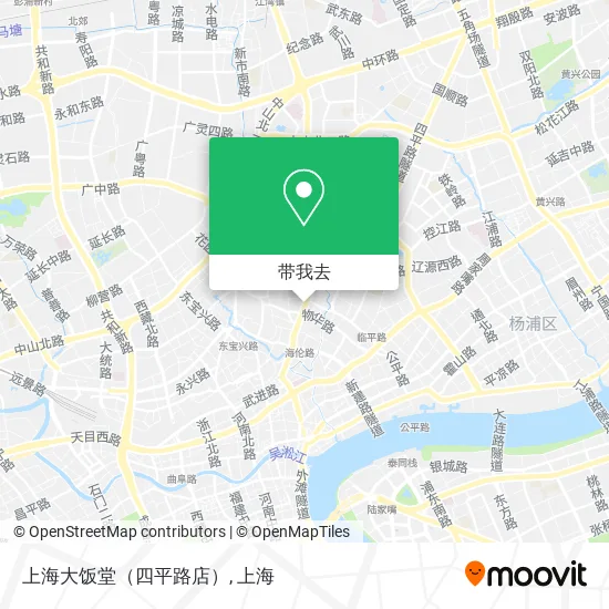 上海大饭堂（四平路店）地图