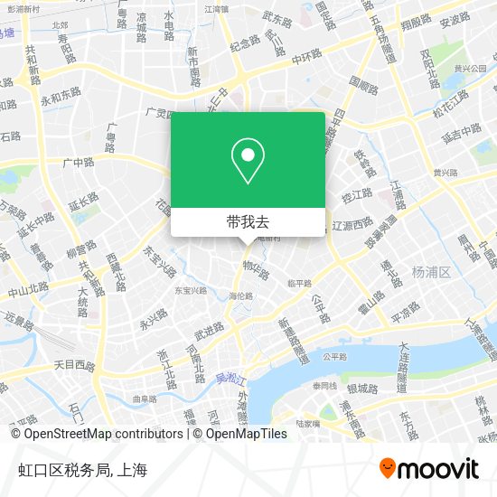 虹口区税务局地图