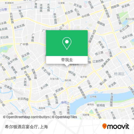 希尔顿酒店宴会厅地图