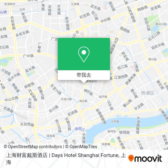 上海财富戴斯酒店 | Days Hotel Shanghai Fortune地图