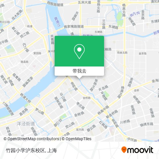 竹园小学沪东校区地图