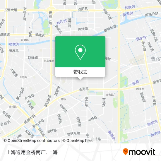 上海通用金桥南厂地图