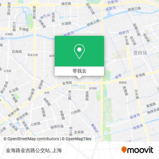 金海路金吉路公交站地图