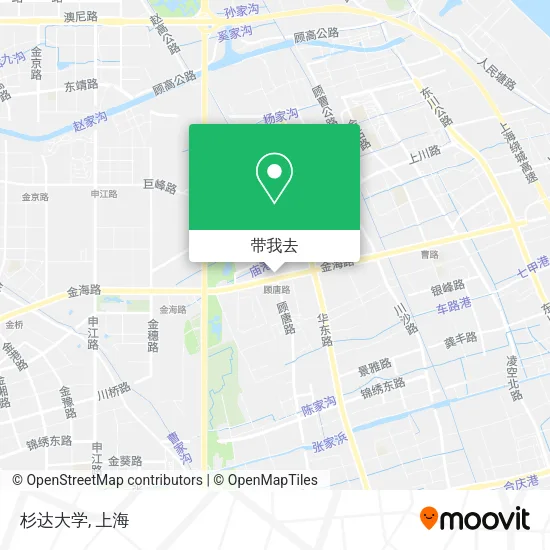 杉达大学地图