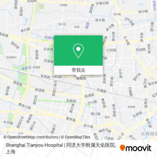 Shanghai Tianyou Hospital | 同济大学附属天佑医院地图