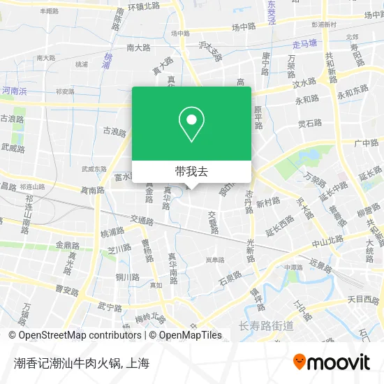 潮香记潮汕牛肉火锅地图