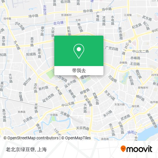 老北京绿豆饼地图