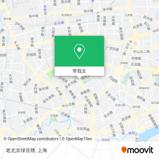 老北京绿豆饼地图