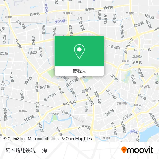 延长路地铁站地图