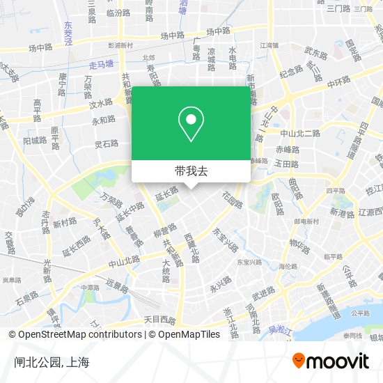 闸北公园地图