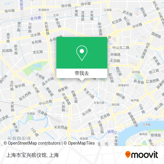 上海市宝兴殡仪馆地图