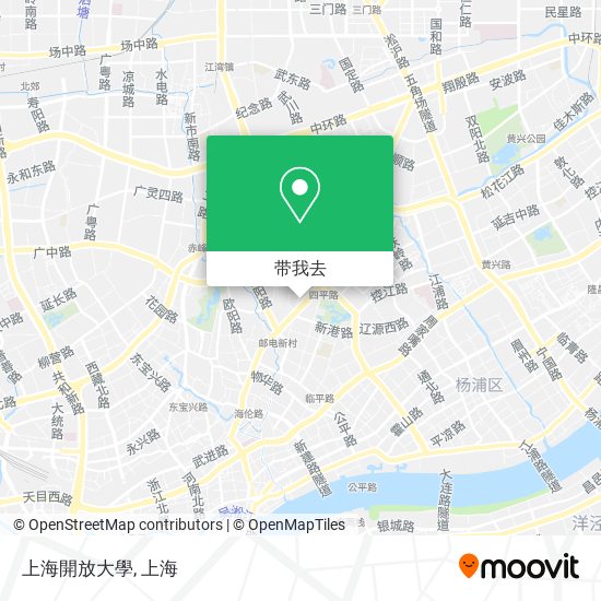 上海開放大學地图