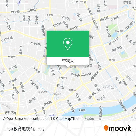 上海教育电视台地图