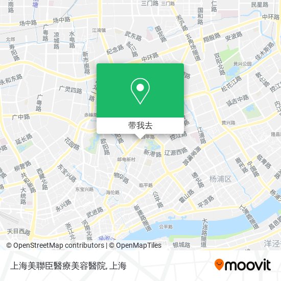 上海美聯臣醫療美容醫院地图