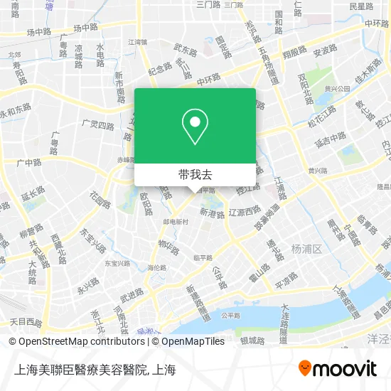 上海美聯臣醫療美容醫院地图