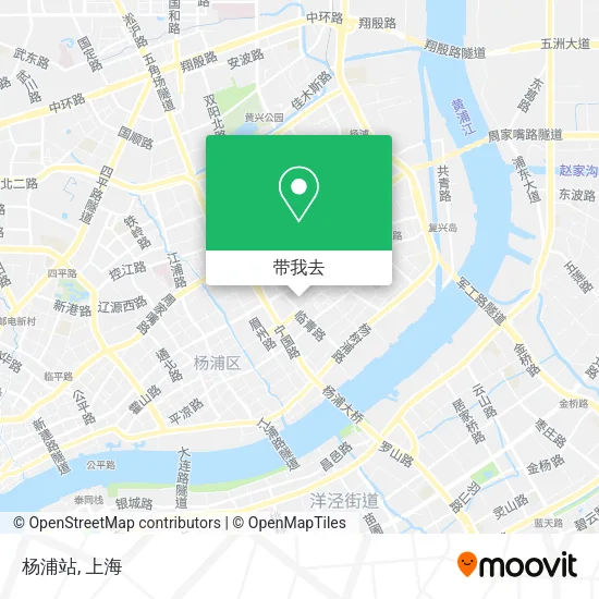 杨浦站地图