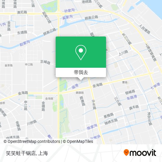 笑笑蛙干锅店地图