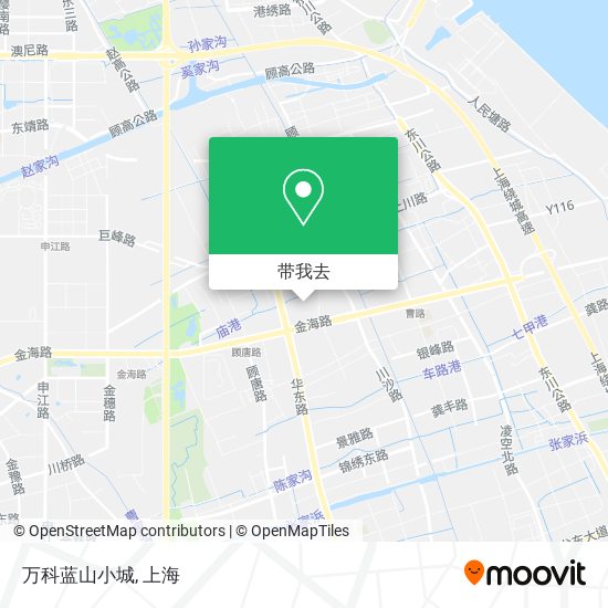 万科蓝山小城地图