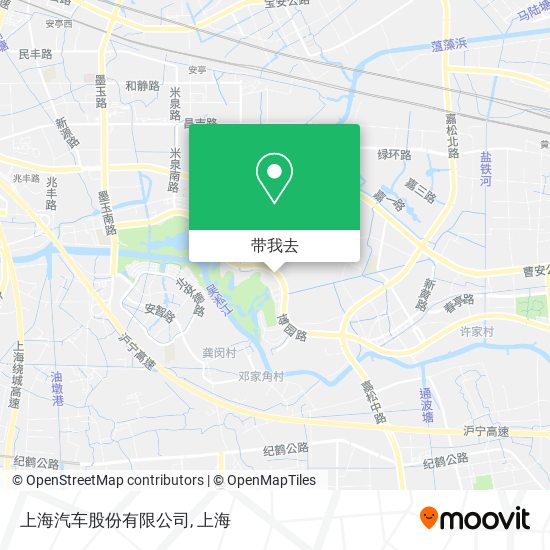 上海汽车股份有限公司地图