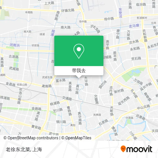 老徐东北菜地图