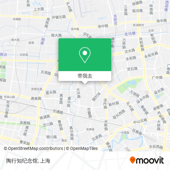 陶行知纪念馆地图