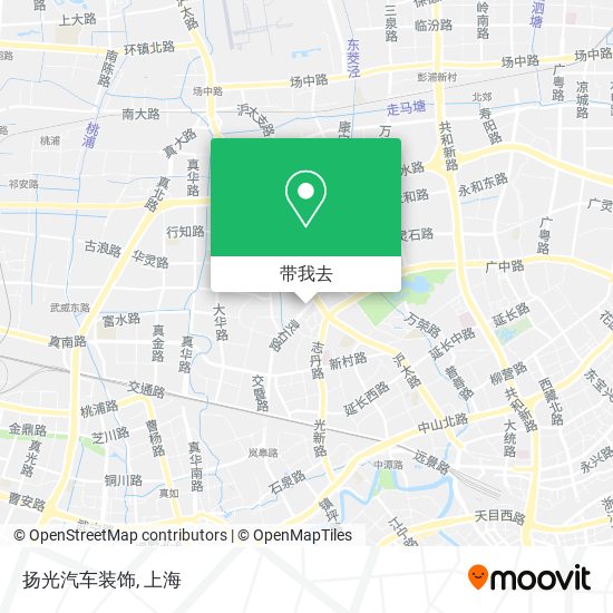 扬光汽车装饰地图