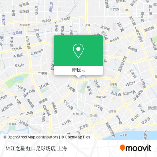锦江之星 虹口足球场店地图