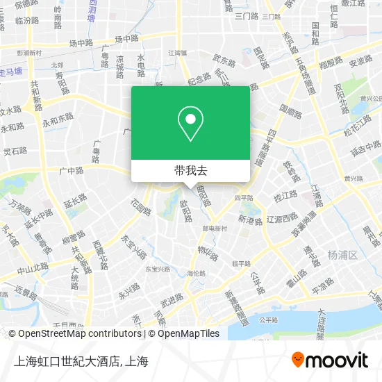 上海虹口世紀大酒店地图
