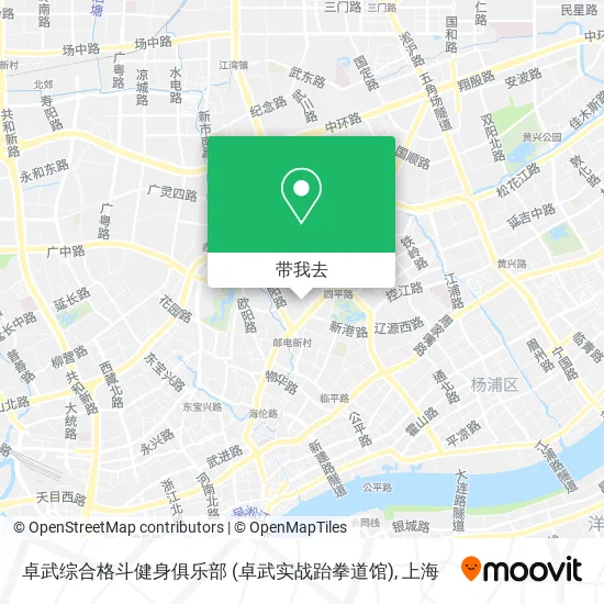 卓武综合格斗健身俱乐部 (卓武实战跆拳道馆)地图