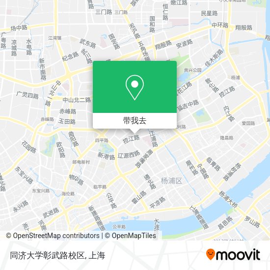 同济大学彰武路校区地图