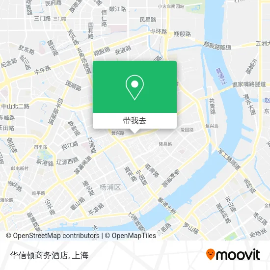 华信顿商务酒店地图