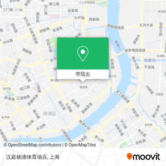 汉庭杨浦体育场店地图