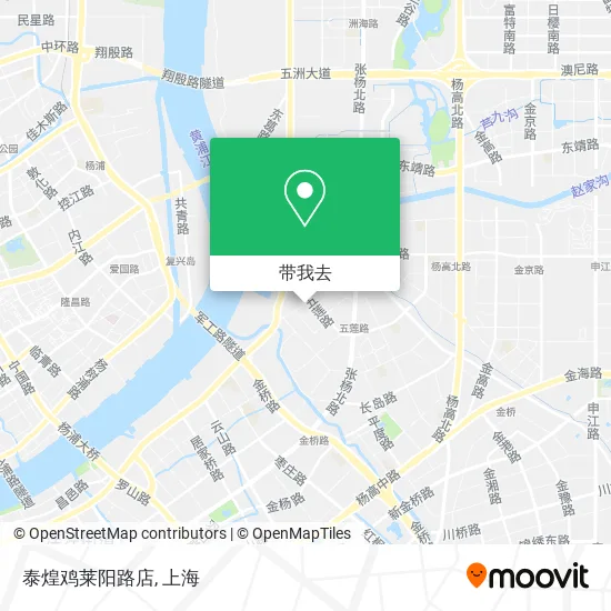 泰煌鸡莱阳路店地图