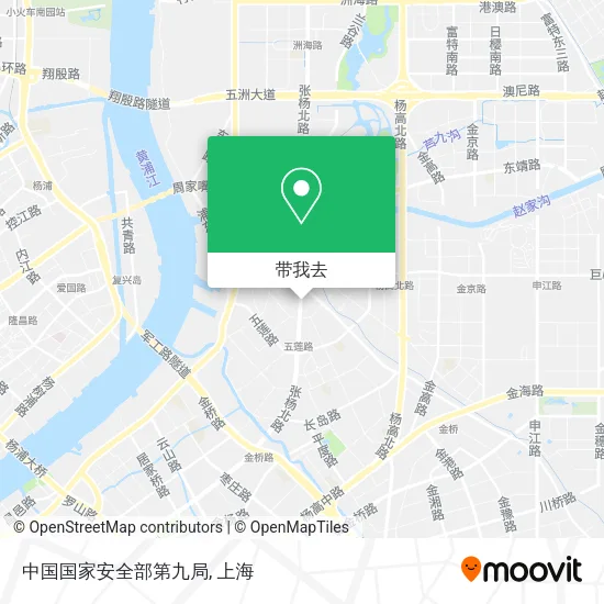 中国国家安全部第九局地图