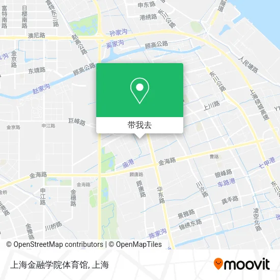 上海金融学院体育馆地图
