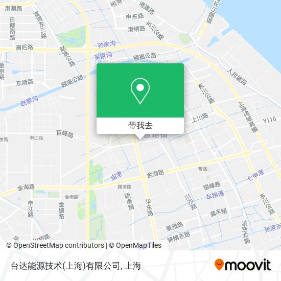 台达能源技术(上海)有限公司地图