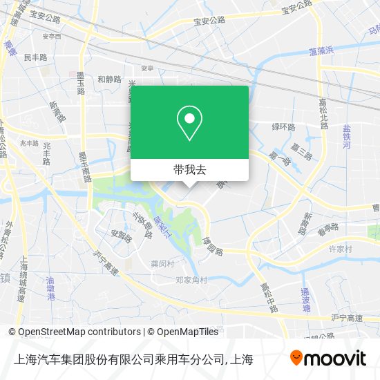 上海汽车集团股份有限公司乘用车分公司地图