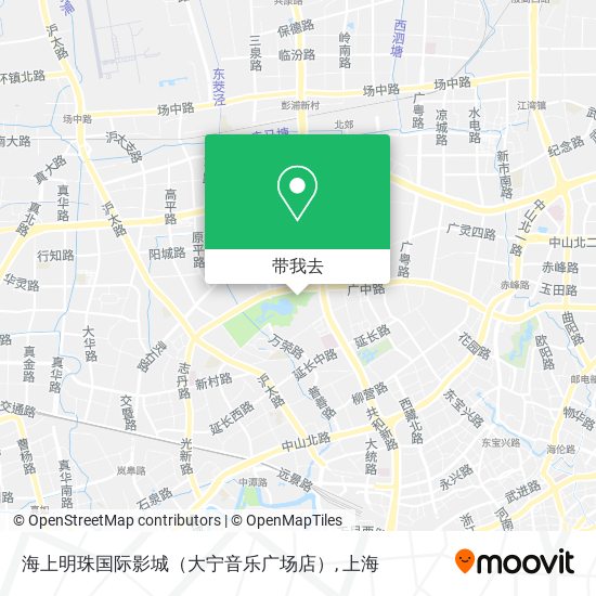 海上明珠国际影城（大宁音乐广场店）地图