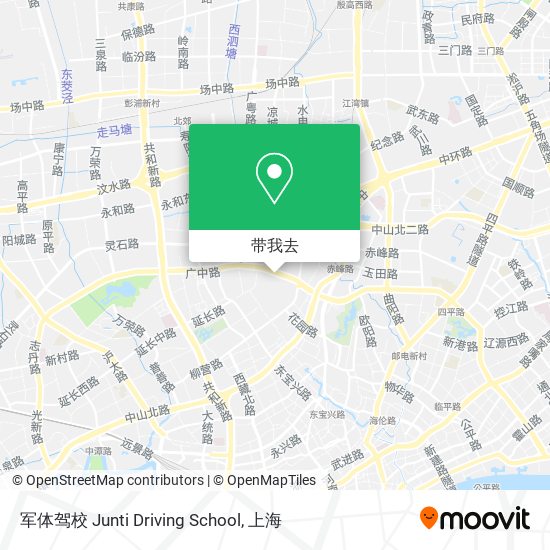 军体驾校 Junti Driving School地图