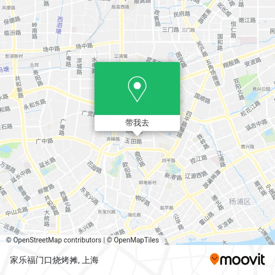 家乐福门口烧烤摊地图